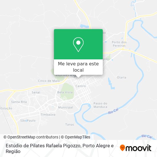 Estúdio de Pilates Rafaela Pigozzo mapa