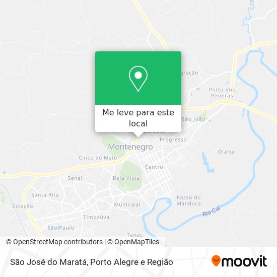 São José do Maratá mapa