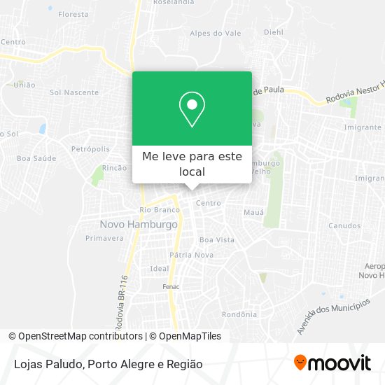 Lojas Paludo mapa