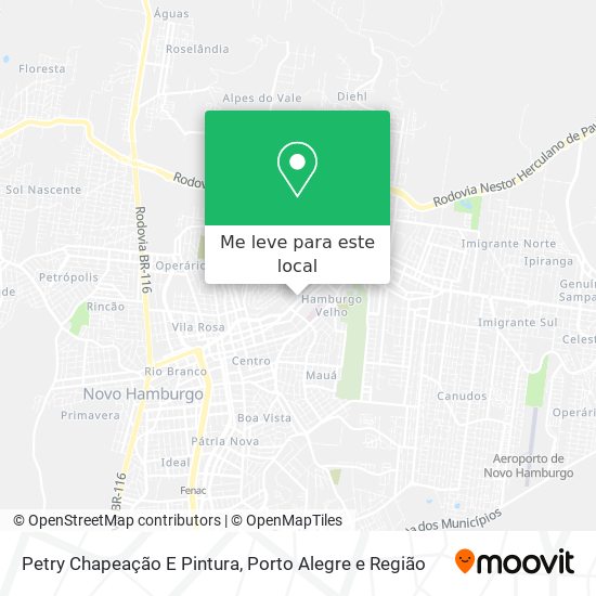 Petry Chapeação E Pintura mapa