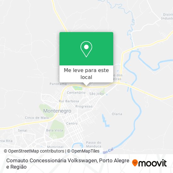 Comauto Concessionária Volkswagen mapa