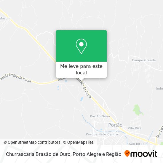 Churrascaria Brasão de Ouro mapa
