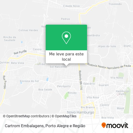 Cartrom Embalagens mapa