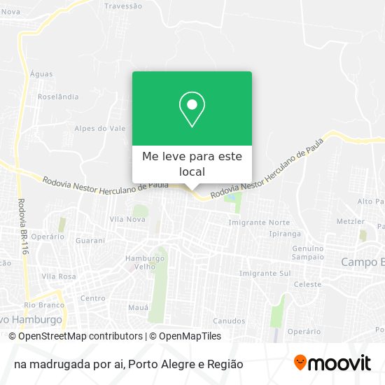 na madrugada por ai mapa