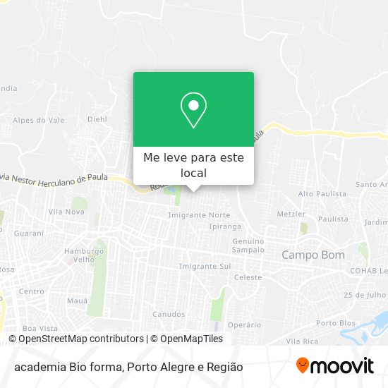 academia Bio forma mapa