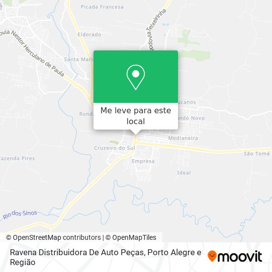 Ravena Distribuidora De Auto Peças mapa