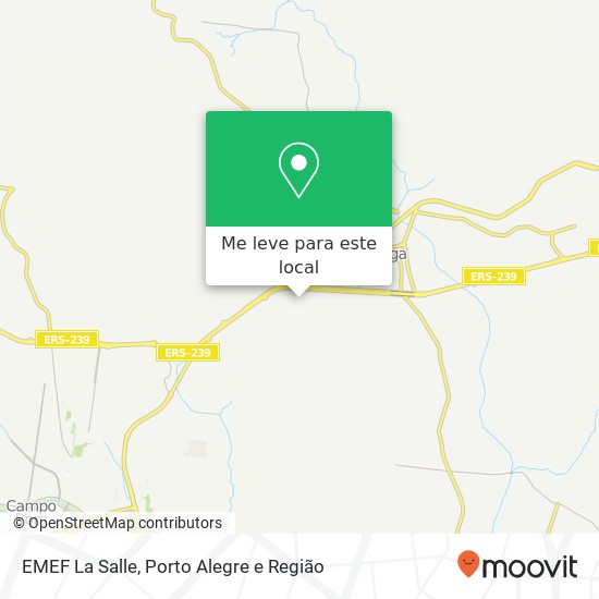 EMEF La Salle mapa