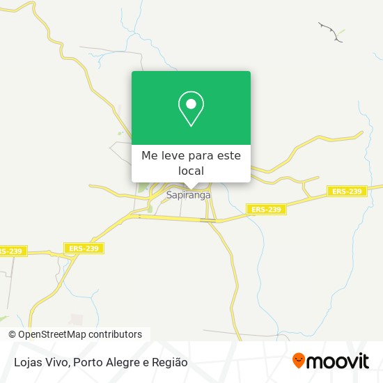Lojas Vivo mapa