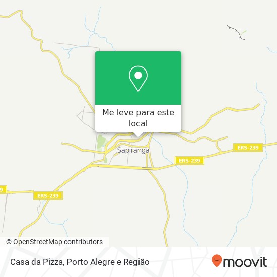 Casa da Pizza mapa