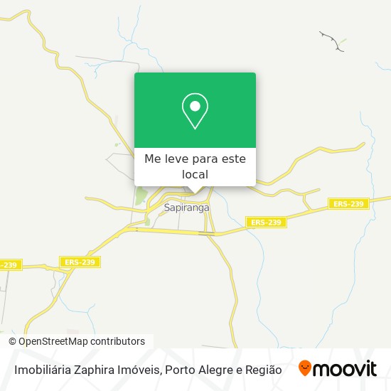 Imobiliária Zaphira Imóveis mapa