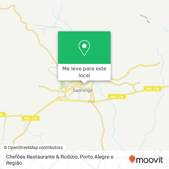 Chefões Restaurante & Rodízio mapa