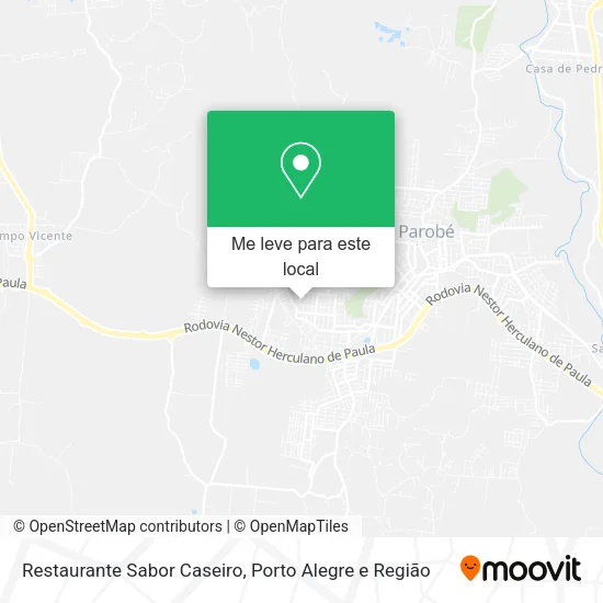 Restaurante Sabor Caseiro mapa