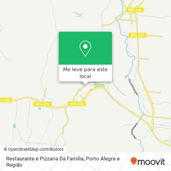 Restaurante e Pizzaria Da Familia mapa