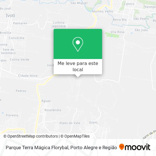Parque Terra Mágica Florybal mapa