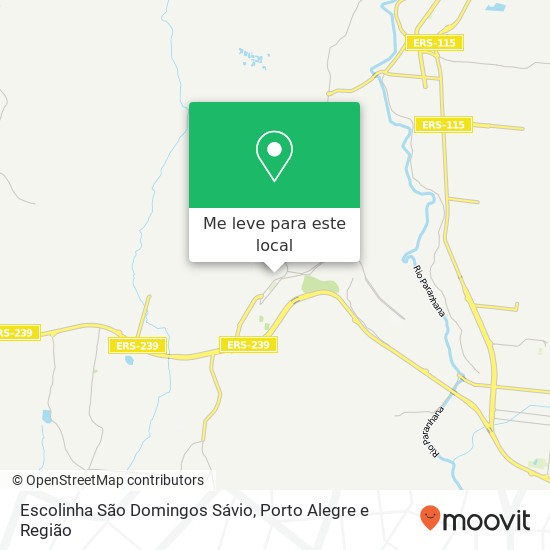 Escolinha São Domingos Sávio mapa