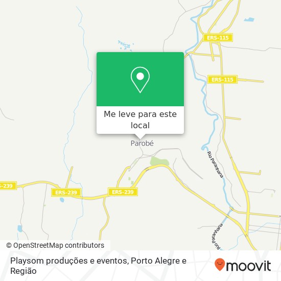 Playsom produções e eventos mapa