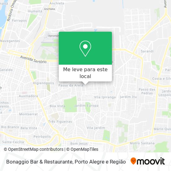 Bonaggio Bar & Restaurante mapa