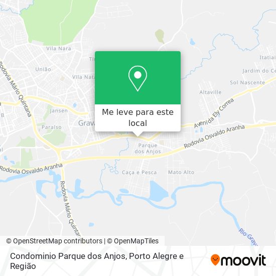 Condominio Parque dos Anjos mapa