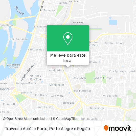 Travessa Aurélio Porto mapa