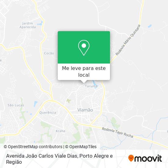 Avenida João Carlos Viale Dias mapa