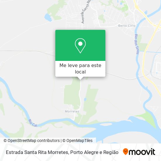 Estrada Santa Rita Morretes mapa