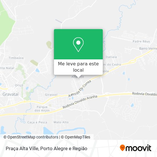 Praça Alta Ville mapa