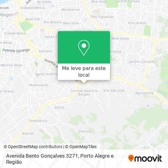Avenida Bento Gonçalves 3271 mapa