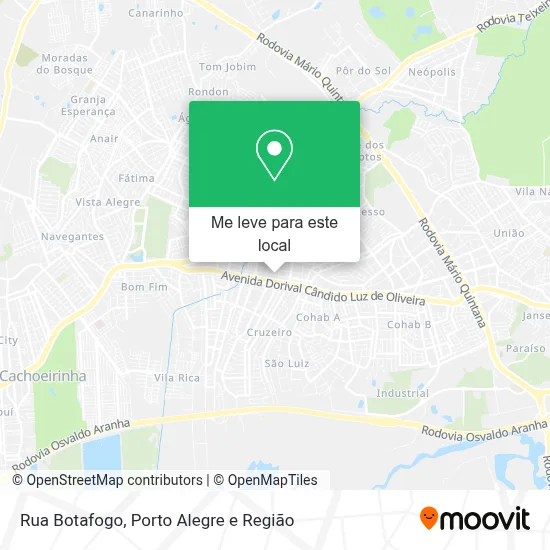 Rua Botafogo mapa