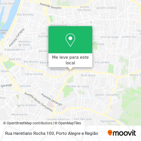 Rua Heretiano Rocha 100 mapa