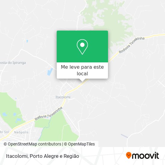 Itacolomi mapa