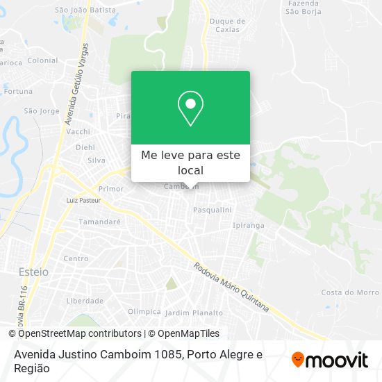 Avenida Justino Camboim 1085 mapa