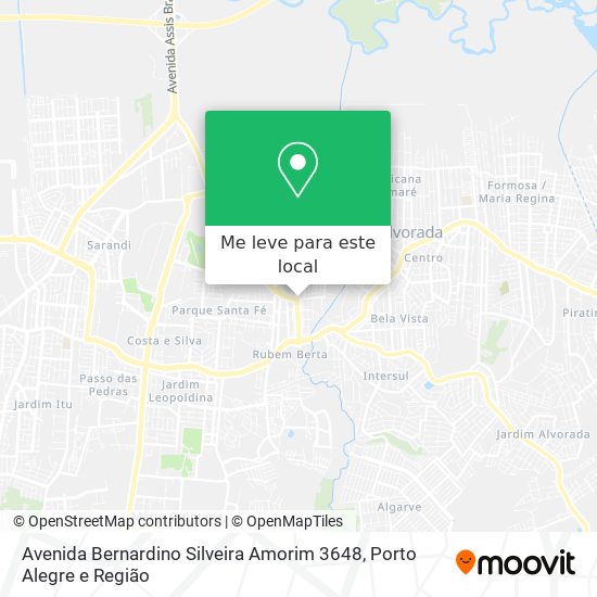 Avenida Bernardino Silveira Amorim 3648 mapa