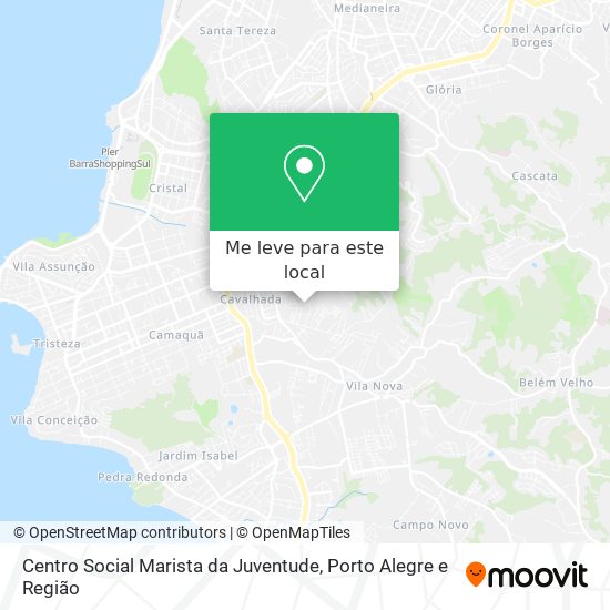 Centro Social Marista da Juventude mapa