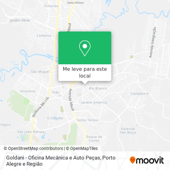 Goldani - Oficina Mecânica e Auto Peças mapa