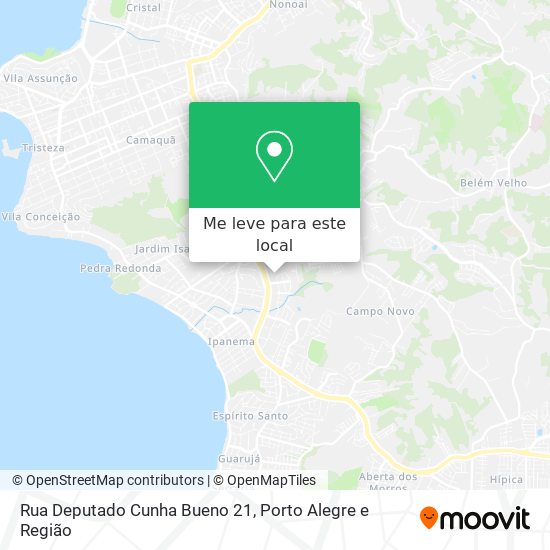 Rua Deputado Cunha Bueno 21 mapa