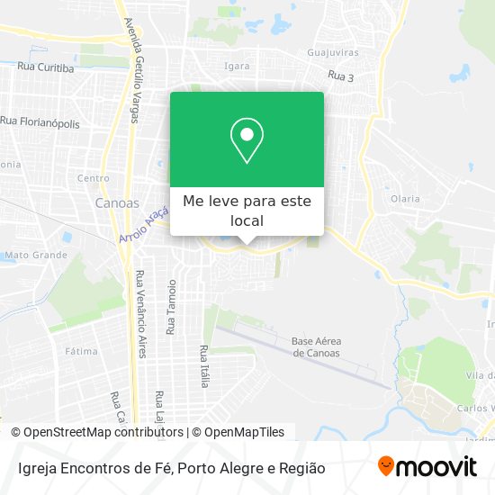 Igreja Encontros de Fé mapa