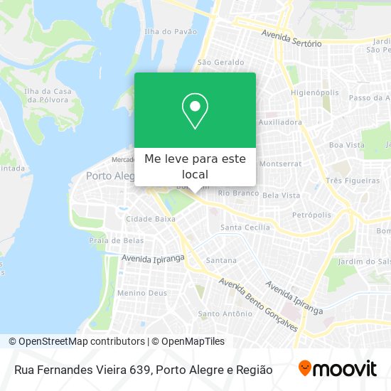 Rua Fernandes Vieira 639 mapa