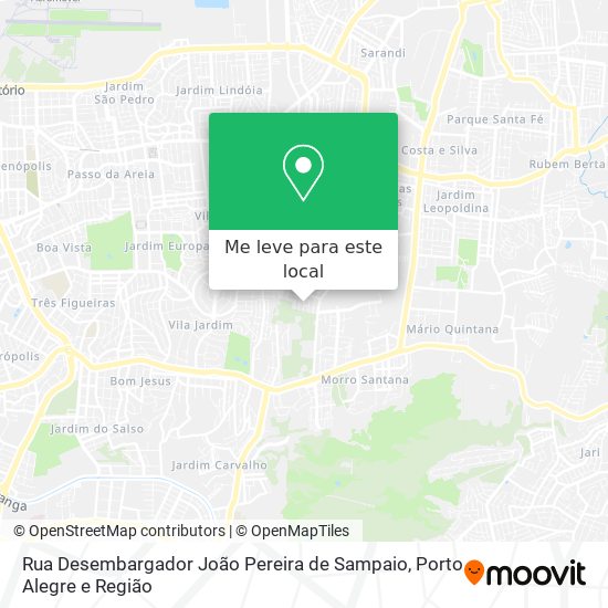 Rua Desembargador João Pereira de Sampaio mapa