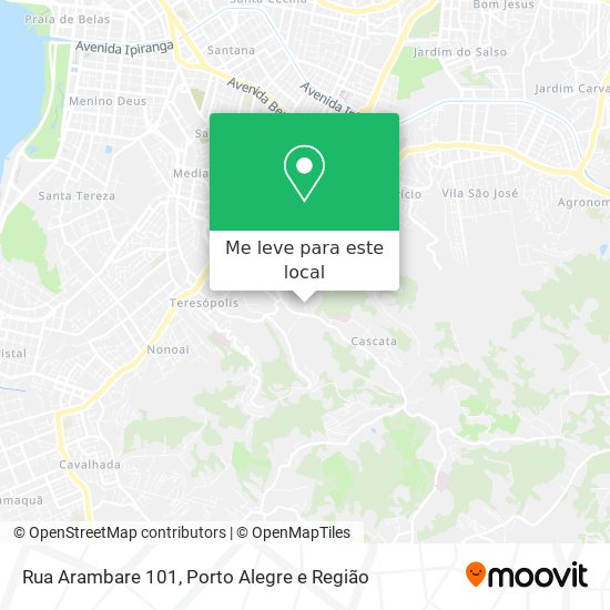 Rua Arambare 101 mapa