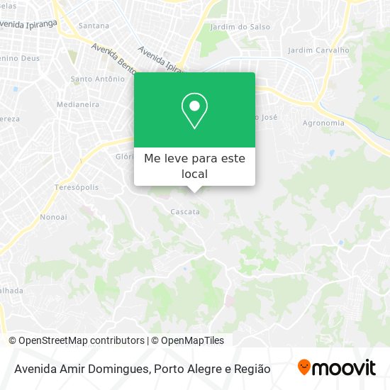 Avenida Amir Domingues mapa