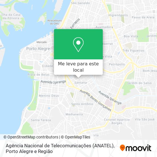 Agência Nacional de Telecomunicações (ANATEL) mapa