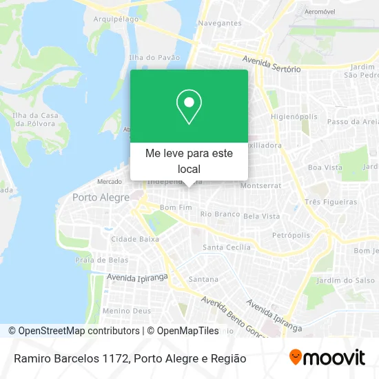 Ramiro Barcelos 1172 mapa