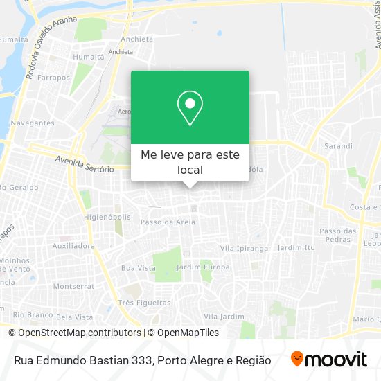 Rua Edmundo Bastian 333 mapa