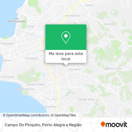 Campo Do Piriquito mapa