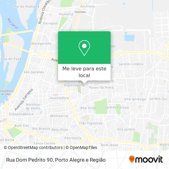 Rua Dom Pedrito 90 mapa