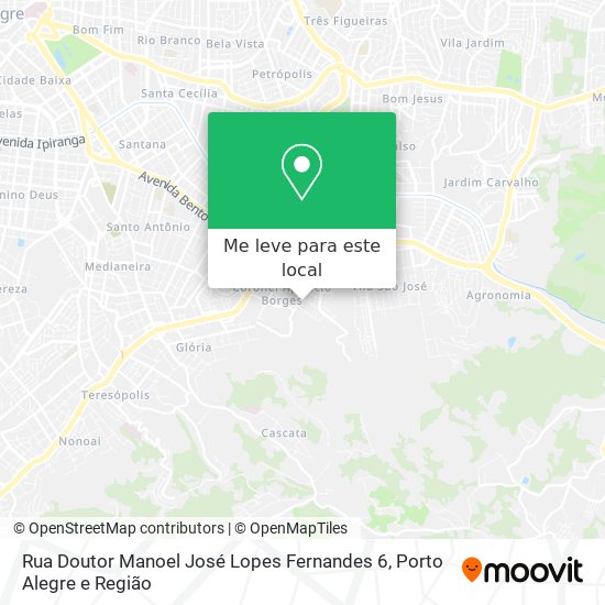 Rua Doutor Manoel José Lopes Fernandes 6 mapa