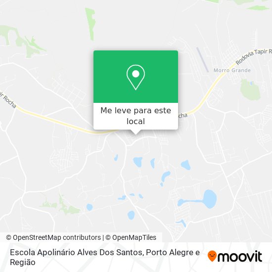 Escola Apolinário Alves Dos Santos mapa