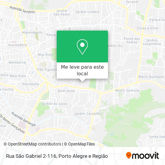Rua São Gabriel 2-116 mapa