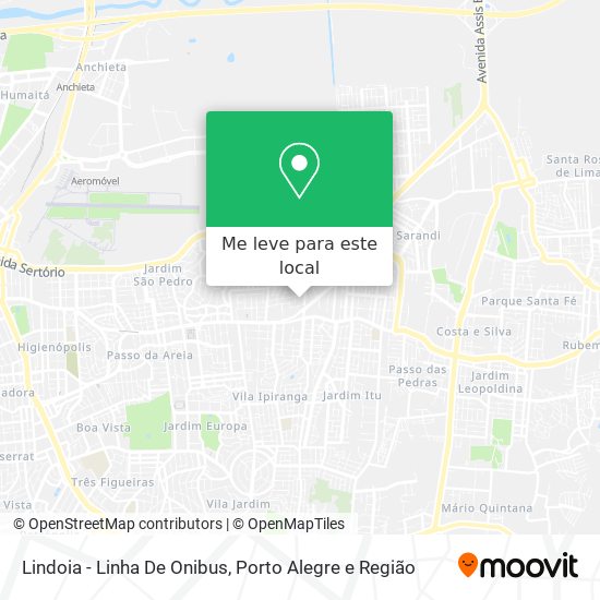 Lindoia - Linha De Onibus mapa