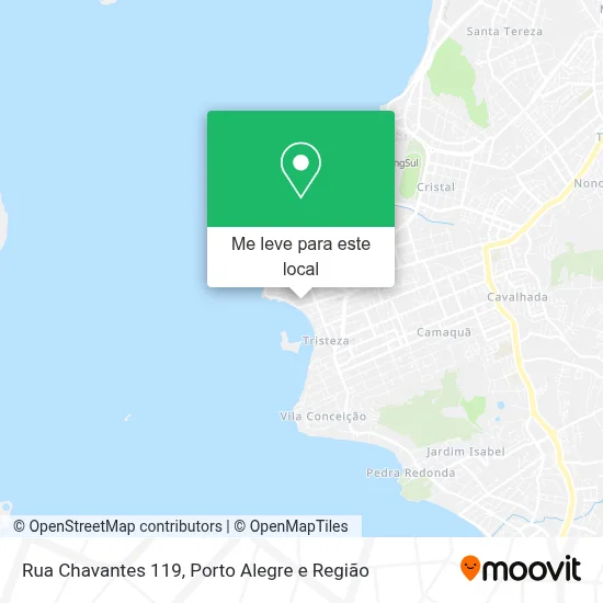 Rua Chavantes 119 mapa